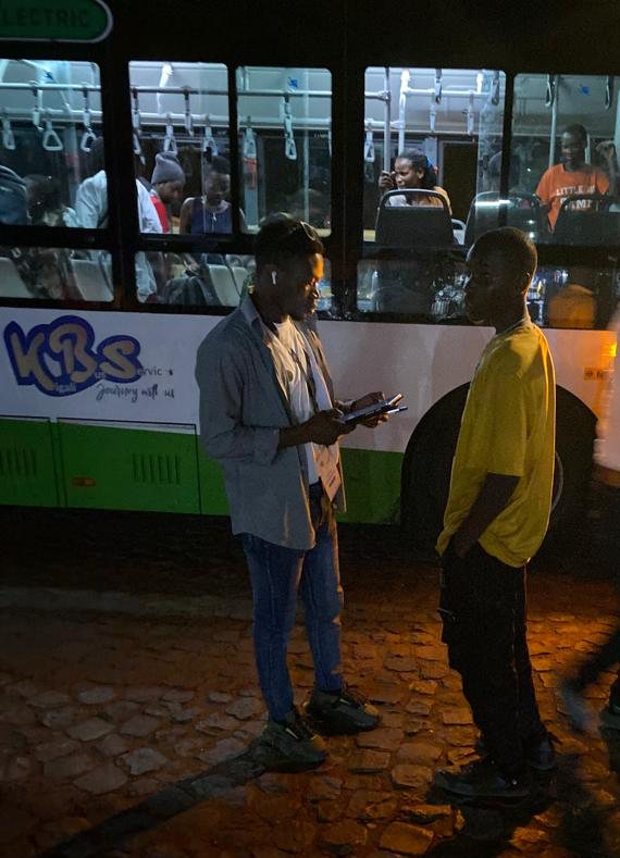 IDEAS Lab electric bus project fieldwork in Kigali